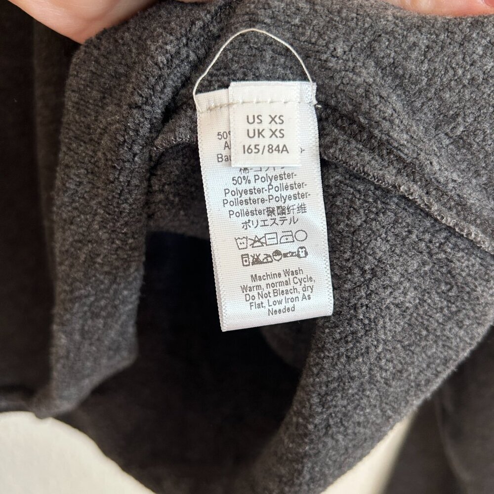 NWOT Free People Movement Sweatshirt XS Charcoal Gray Crop Boxy - Picture 10 of 10
